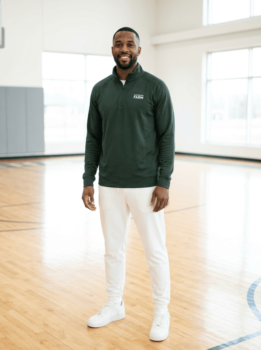 AI-generated basketball crossover drill demo shown on a phone